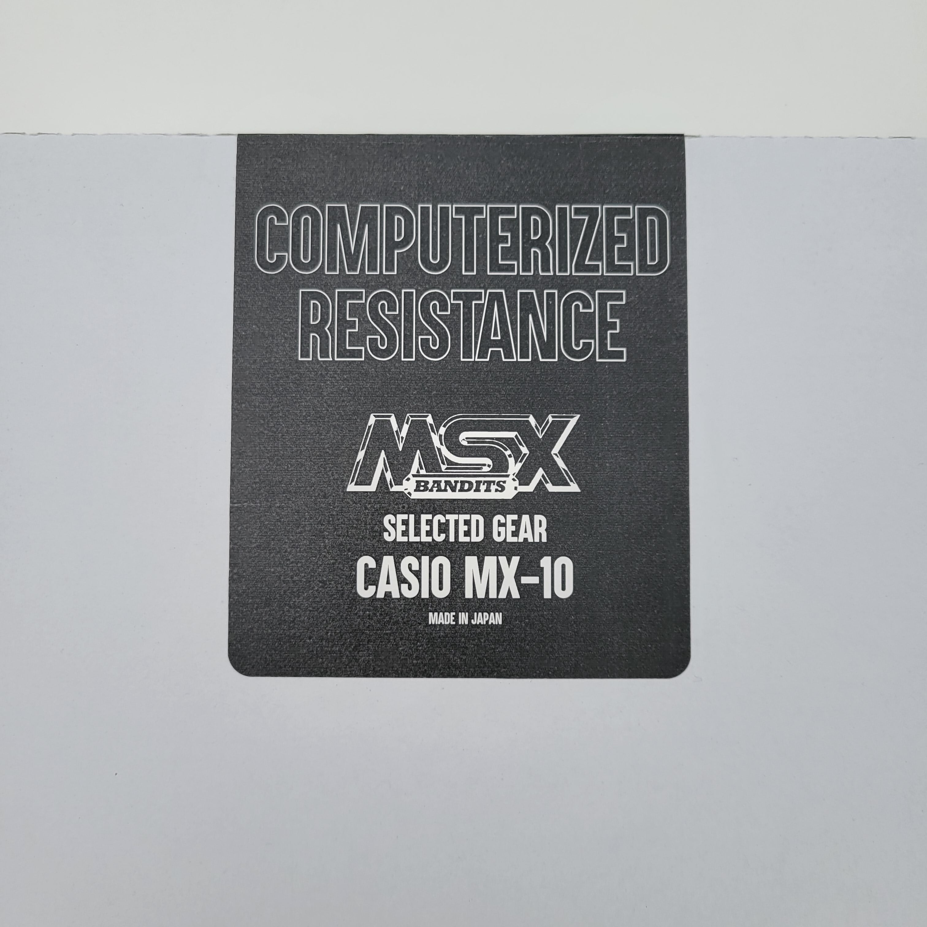 MSX CASIO MX-10 "MSX BANDITS EDITION"