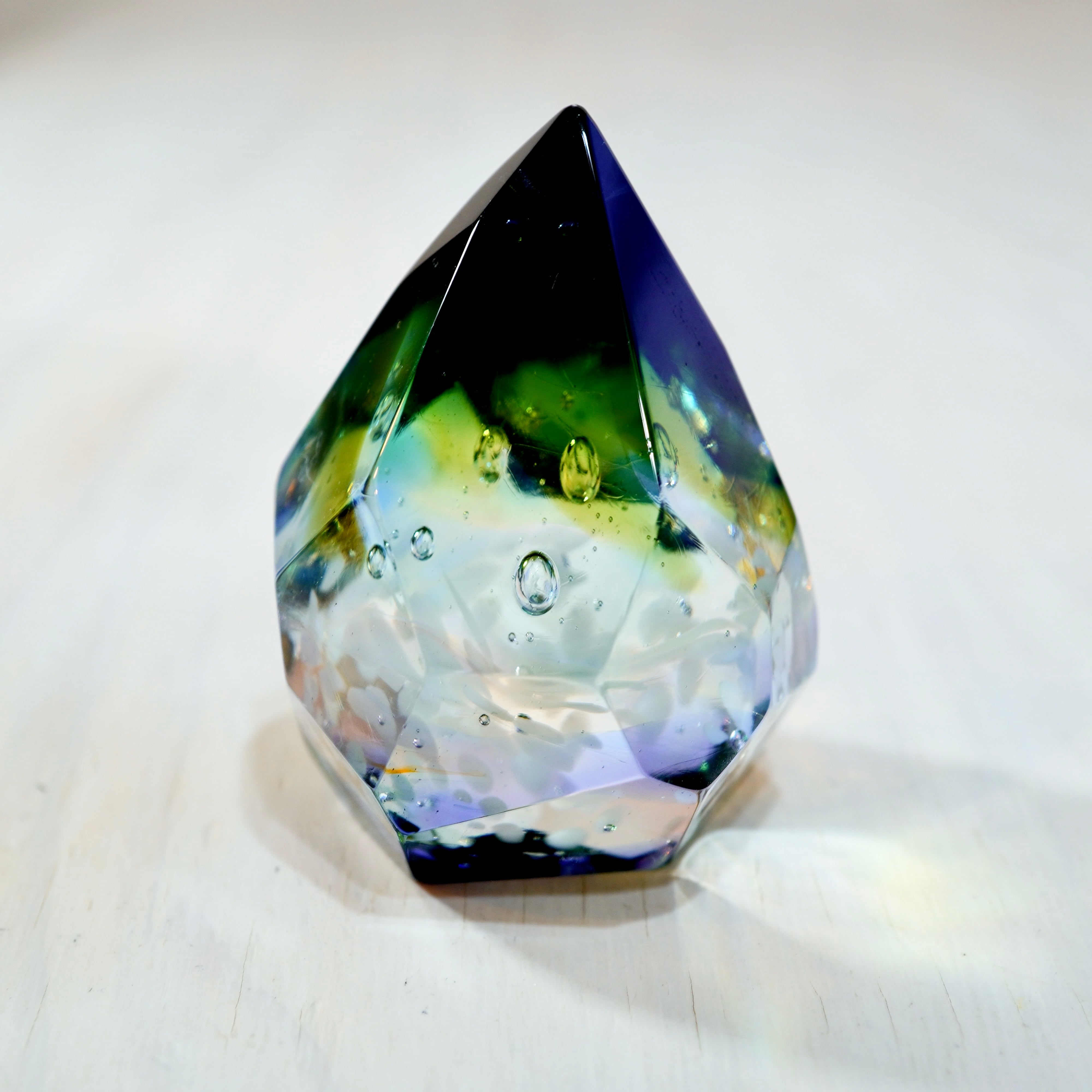 No.1329 空想鉱石硝子 『森澄雨・柱状結晶』
