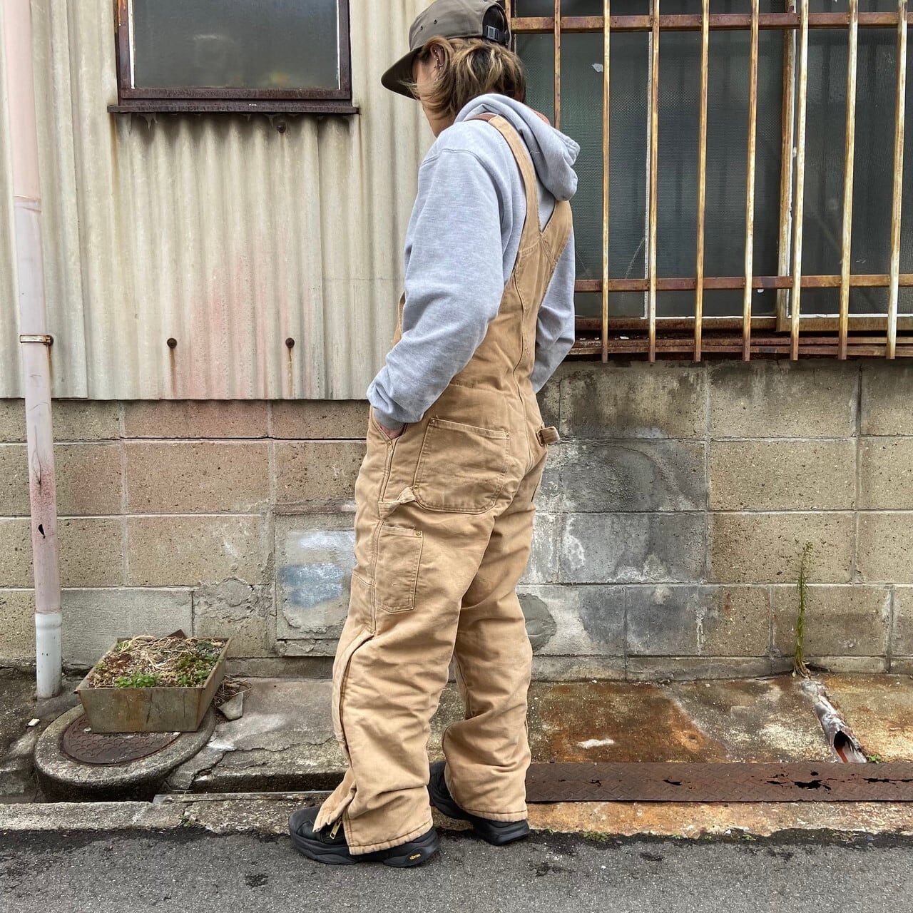 90年代 USA製 Carhartt カーハート ダック地 オーバーオール ...