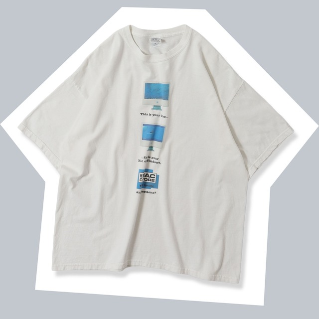 00s Apple THE MAC STORE Promo Tee