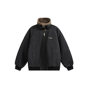 【暖かさUP】ストリート ラペル ムートンコート 中綿ジャケット T1973