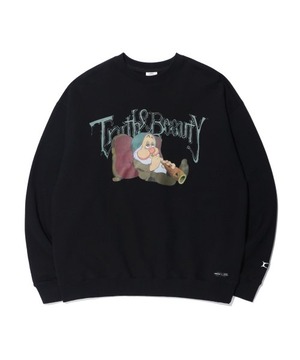 [CRITIC] SNOW WHITE THE 7 DWAFS SWEATSHIRTS BLACK