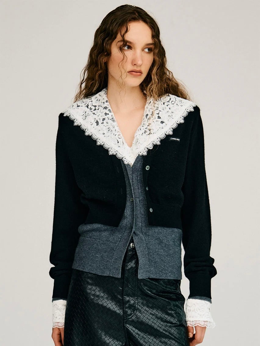 くり（im)perf. Loose Knit / ブラック　新品同様 26AW | WOMEN】PRANK PROJECT プランクプロジェクト / トップス / Yak