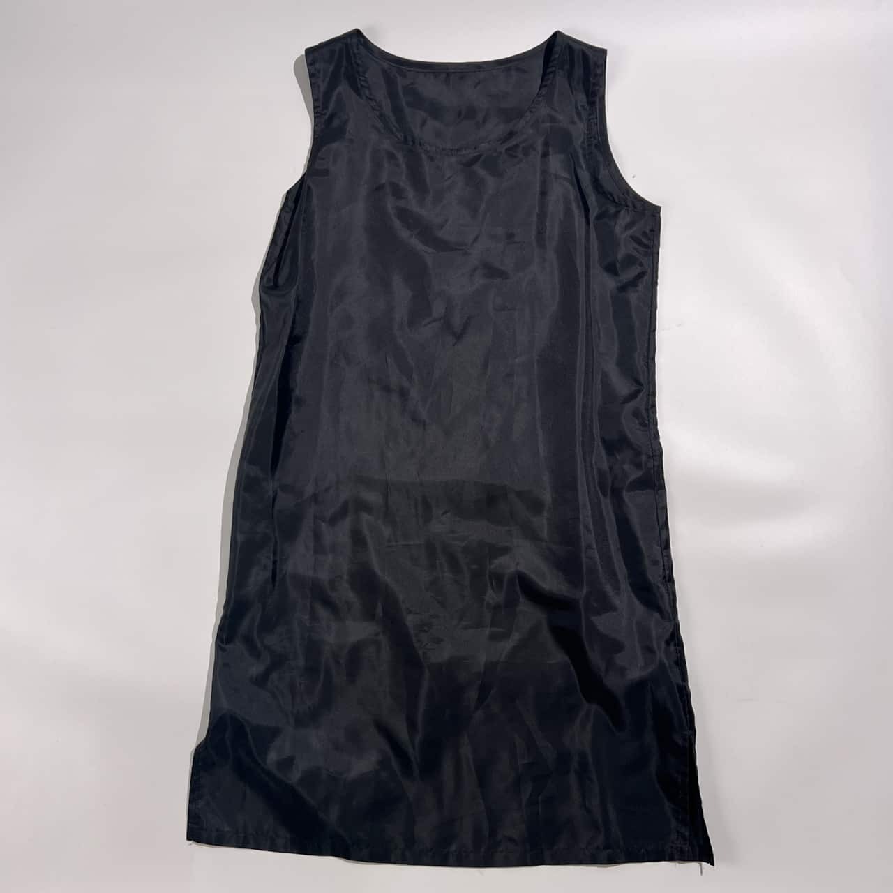 インナー付き A/T アツロウタヤマ 襟、袖 ファー シースルー ロングワンピース /ブラック系 レディース モード