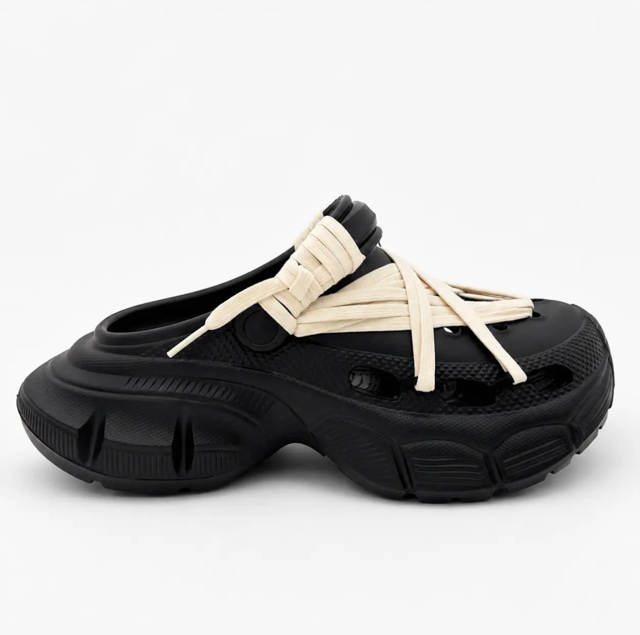 Cross Strap Volume Mules