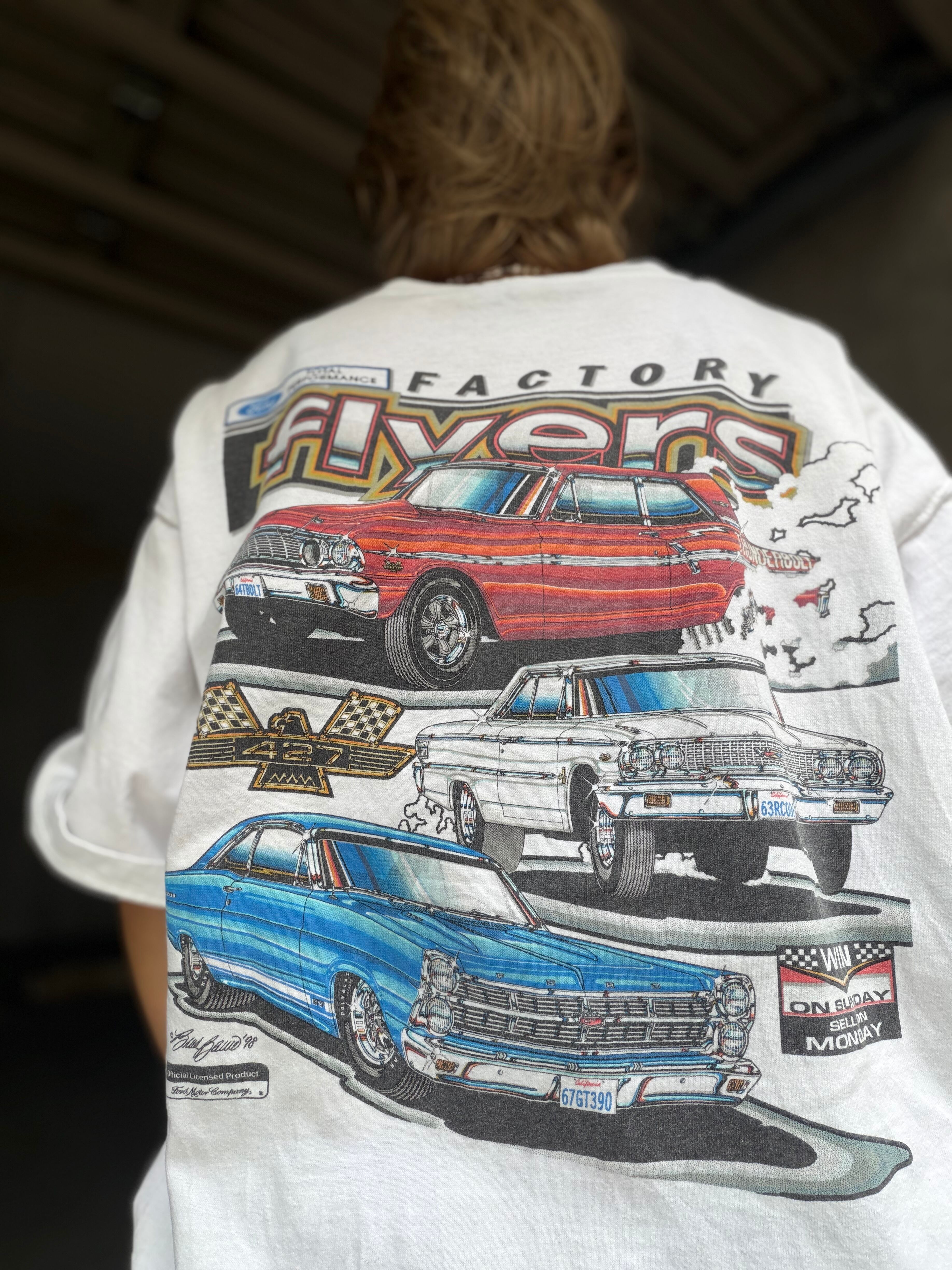 (CS2429)Ford Factory Flyers Classic Car T-shirt