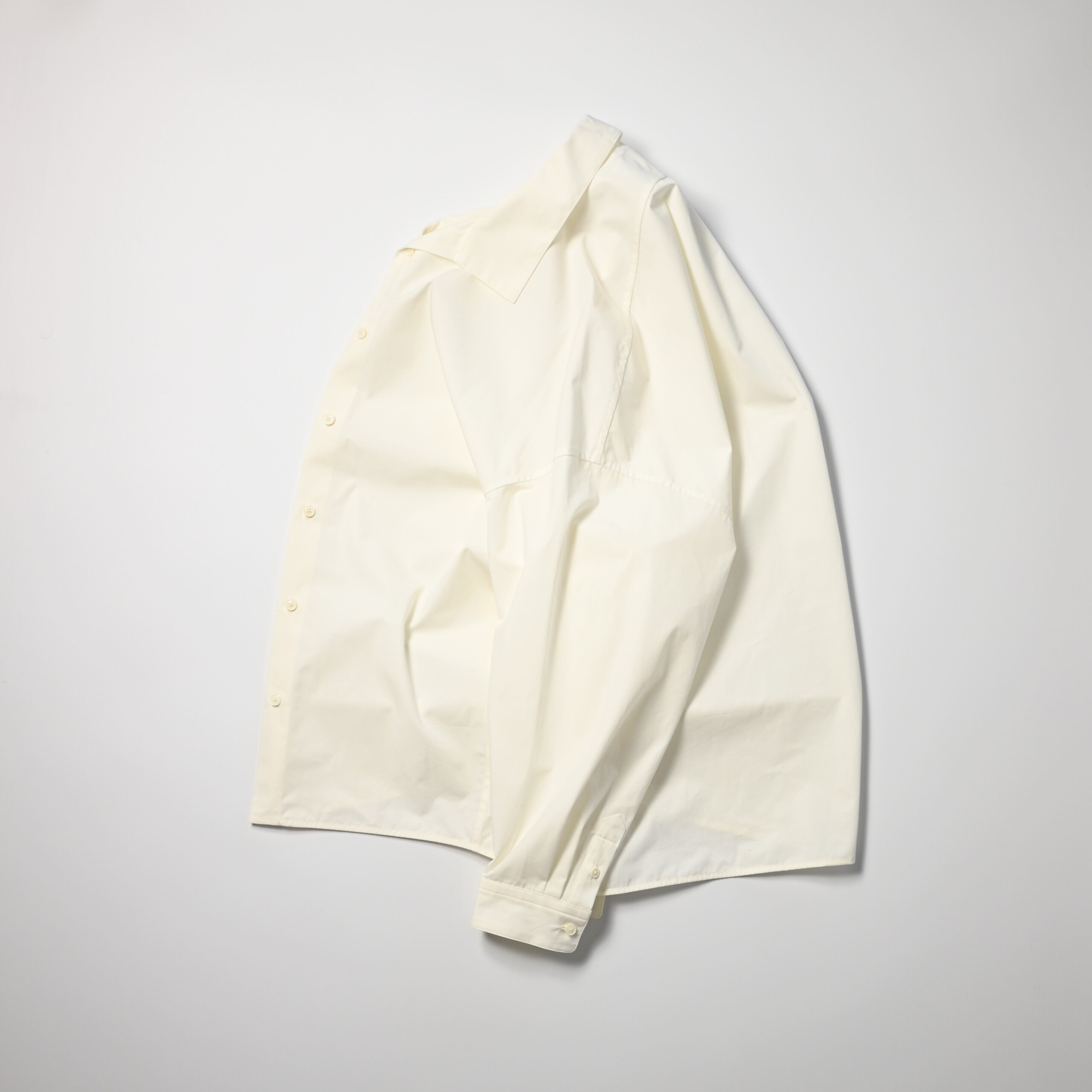 Nonnotte / Draping Open Collar Shirt Type A | GANKO