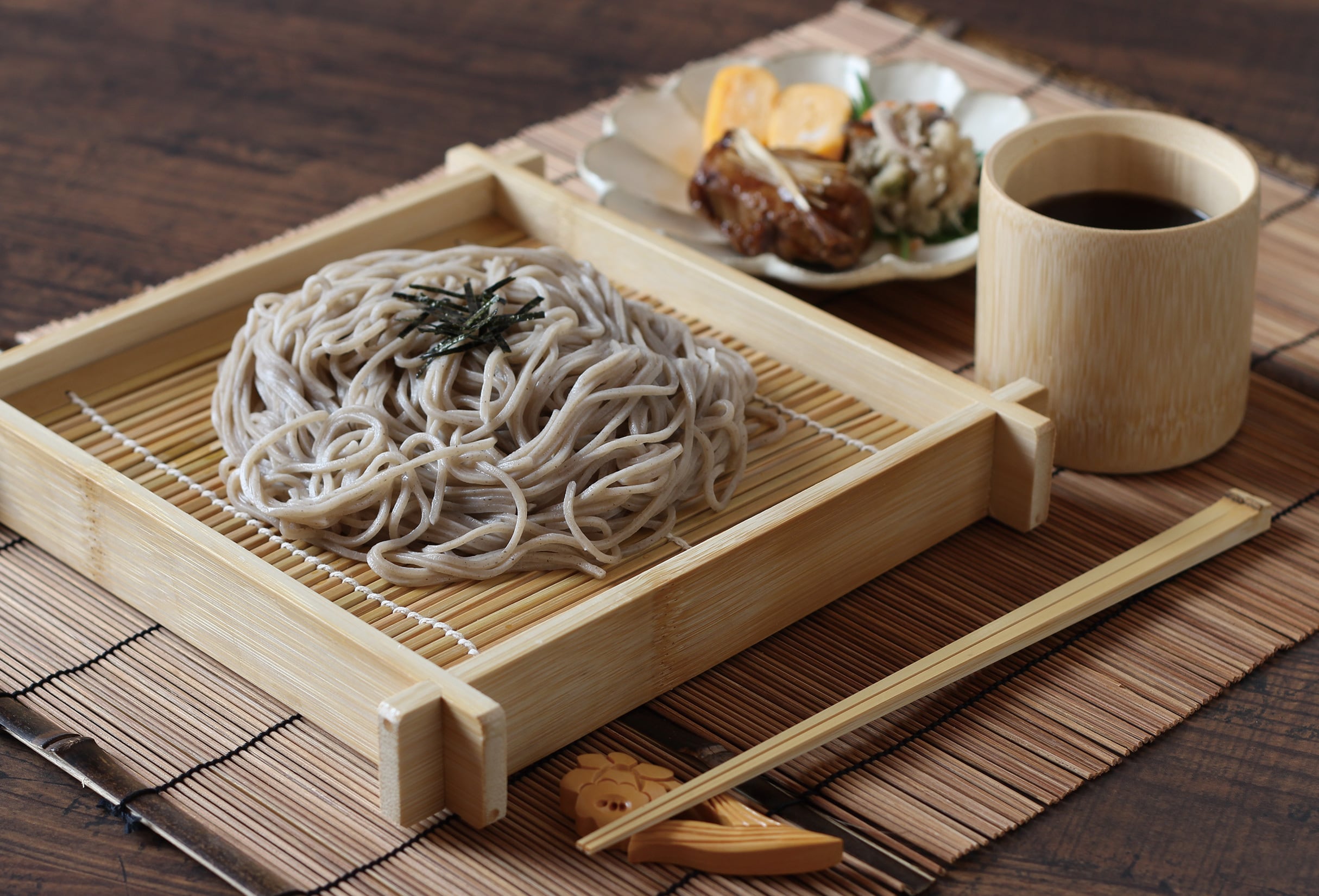 白竹そばせいろ(磨き竹すだれ付) 【60-107】 | 雅竹オンラインショップ