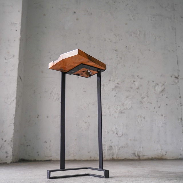 小さなソファーサイドコーヒーテーブル 欅③