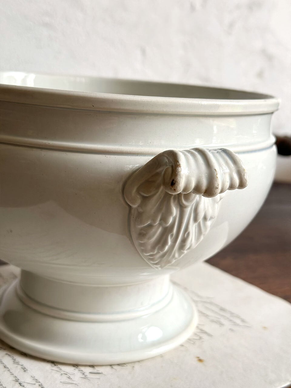 白色 スーピエール Creil et Montereau | Brocante de La Cocotte