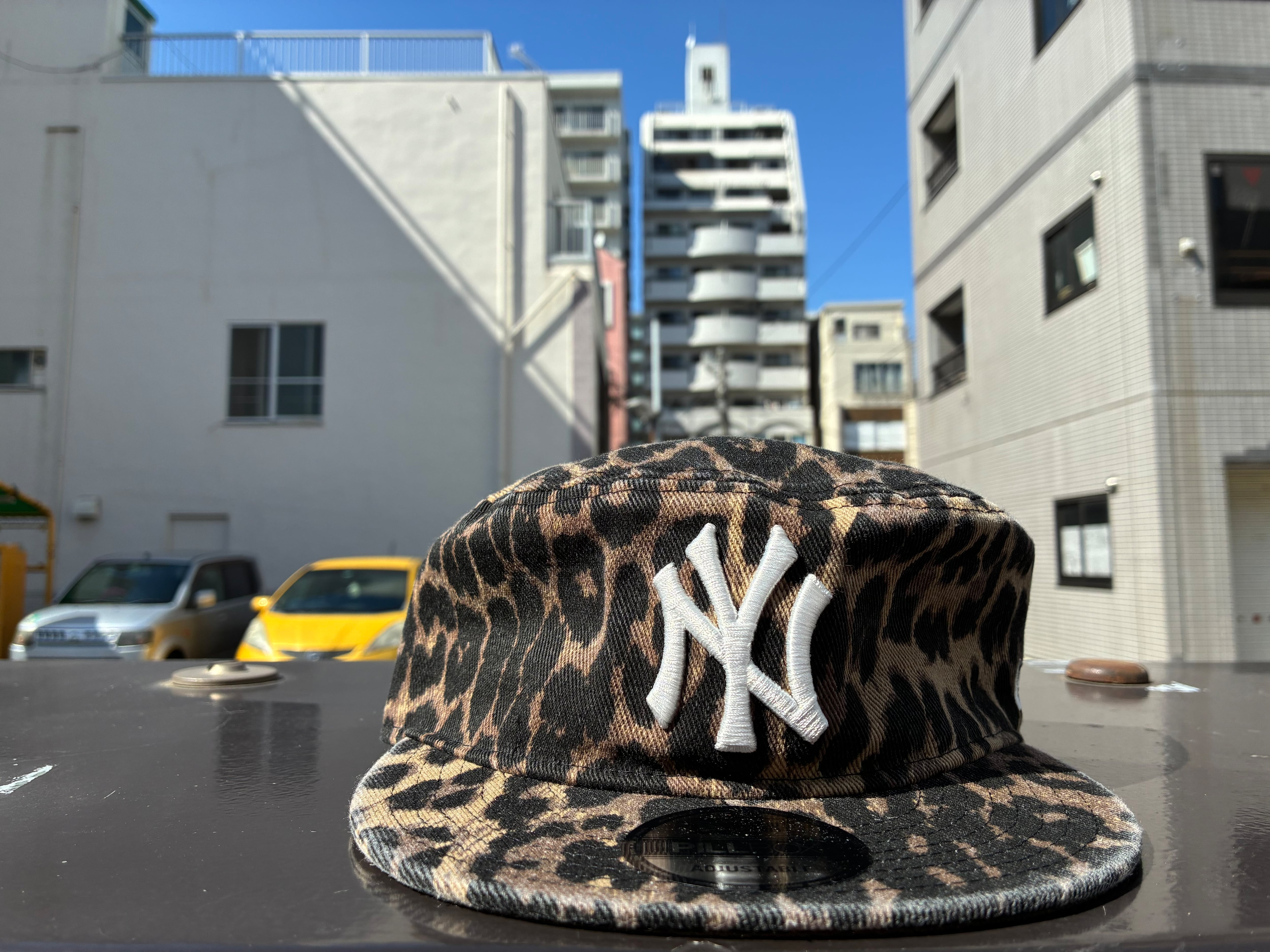 NEW ERA Pillbox アジャスタブル ニューヨーク・ヤンキース レオパード