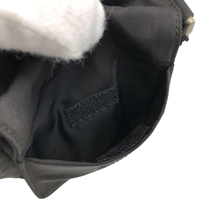 PRADA プラダ ショルダーバッグ ブラック フロントバックル ナイロン ミニバッグ vintage ヴィンテージ オールド efbuwg