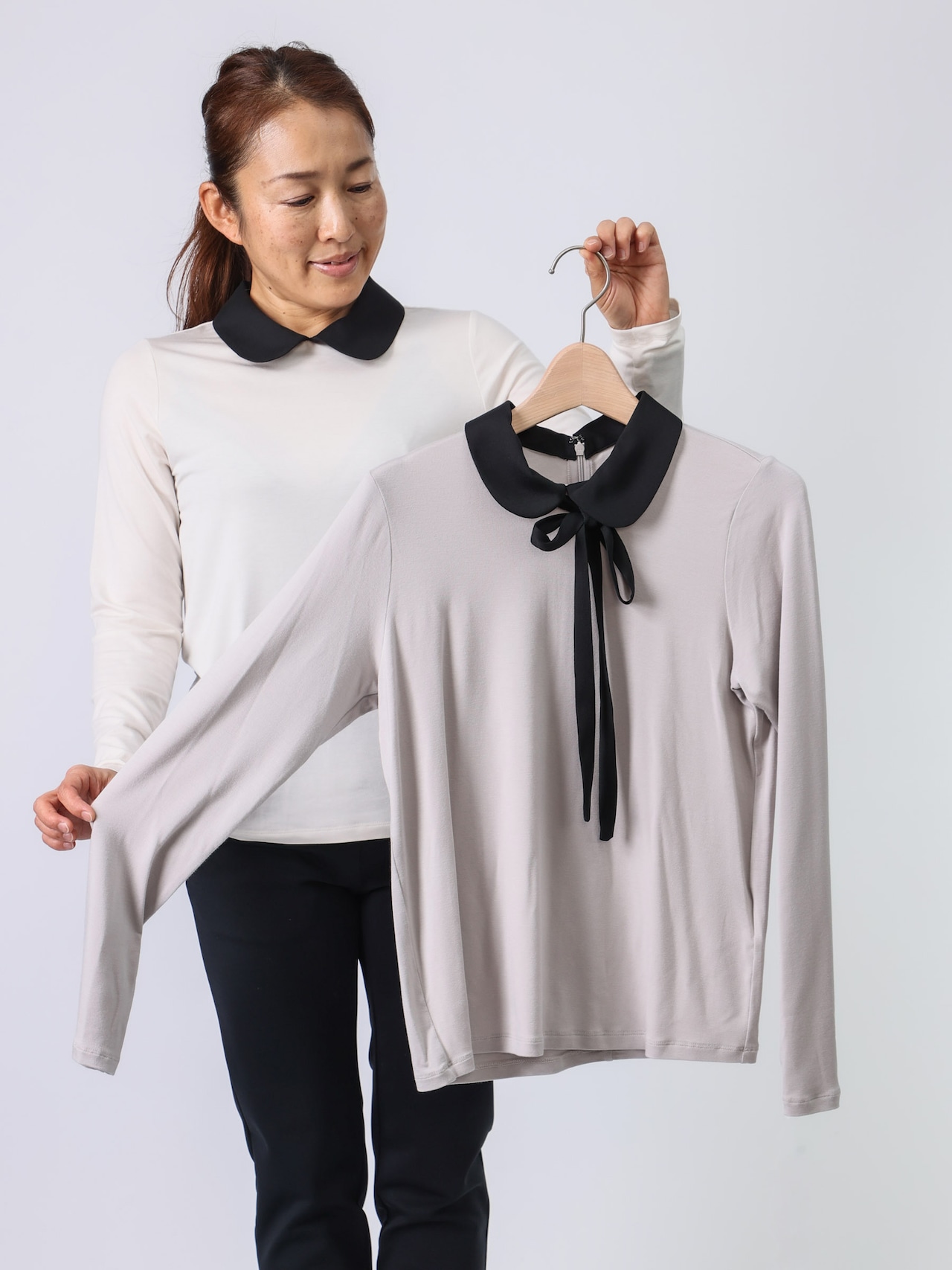 BEATRICE(ジョーゼットボウタイブラウス)