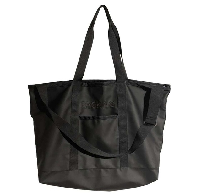 PACKING＜パッキング＞UTILITY TOTE BAG MAT BLACK