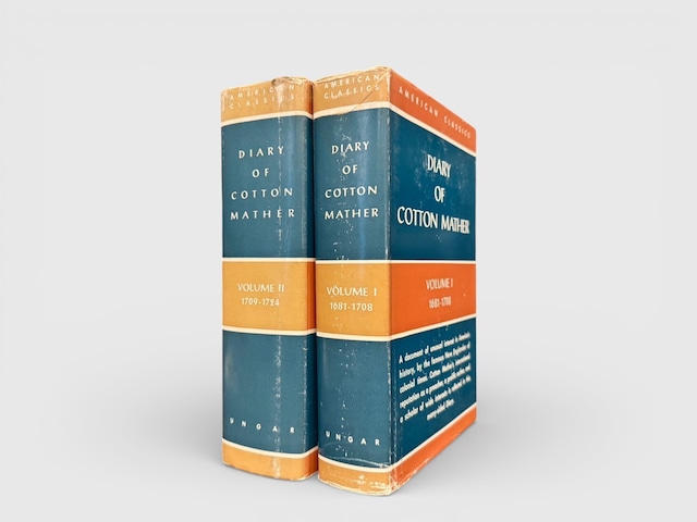 【SR031】【REPRINT】Diary of Cotton Mather, Complete set in 2 volumes.(N.D) /Cotton Mather