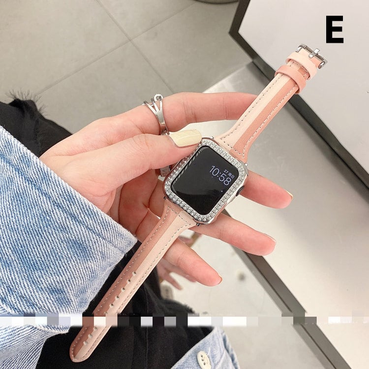 ラバーベルトローズB☆アップルウォッチ バンド カバー Apple Watch