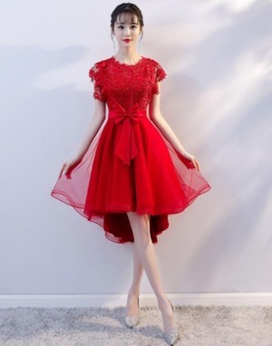 送料無料 	未使用 イベント 結婚式 発表会 演奏会 刺繍 フィッシュ－テ－ル パ－ティ－ ドレス 11号 L [OPN3451]