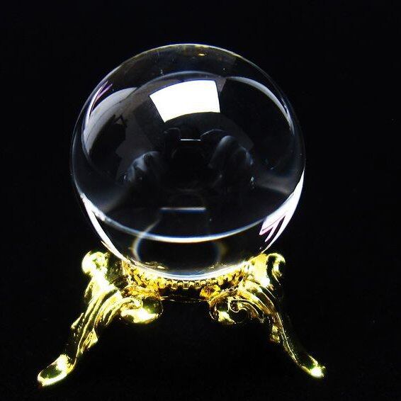 水晶 丸玉 ブラジル産 20mm 一点物 141-6397