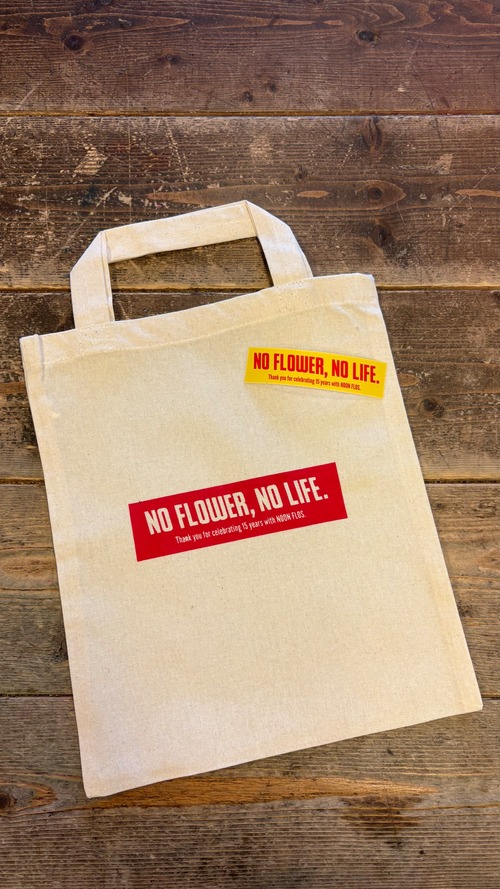 NO FLOWER NO LIFE エコバッグ＆ステッカー
