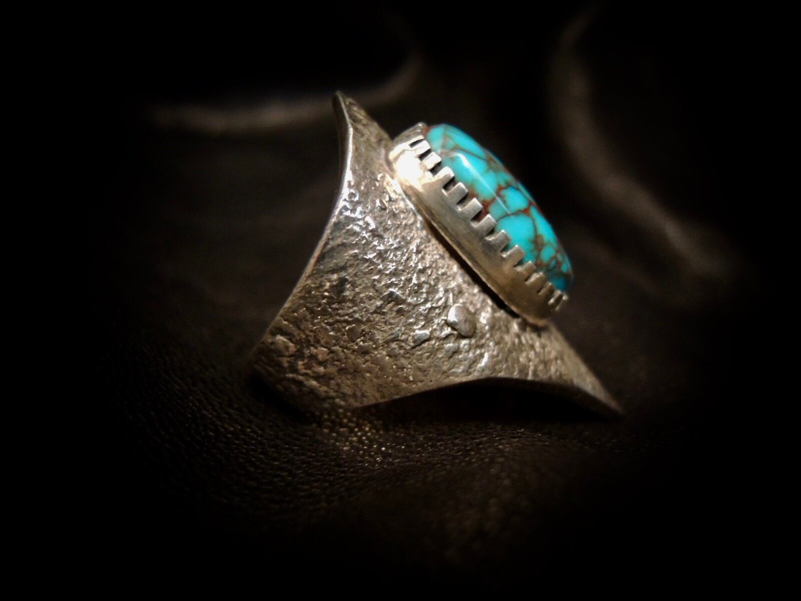 キャンデラリア ターコイズ インディアンジュエリー 制作用 リング