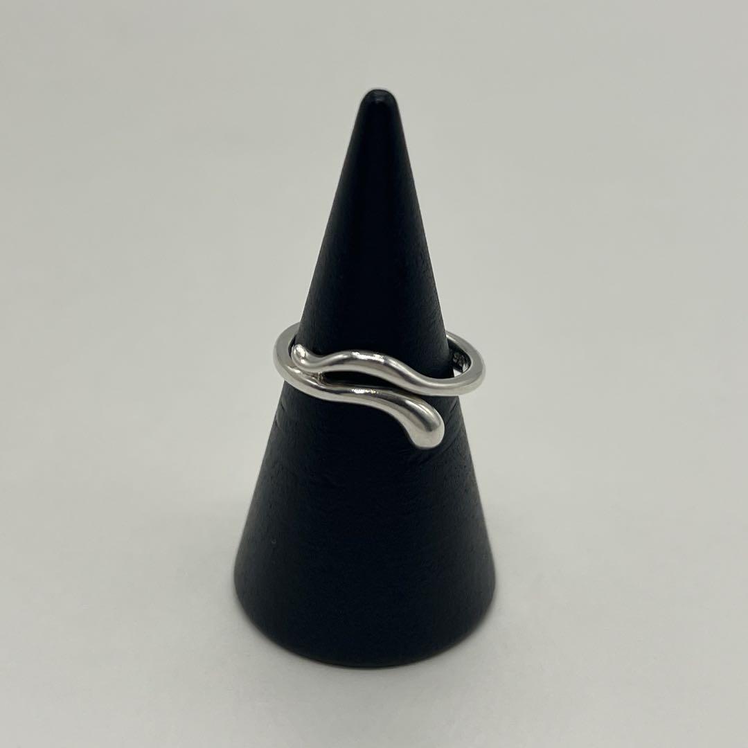 ティファニー エルサペレッティ フリーフォーム ティアドロップ リング 9号