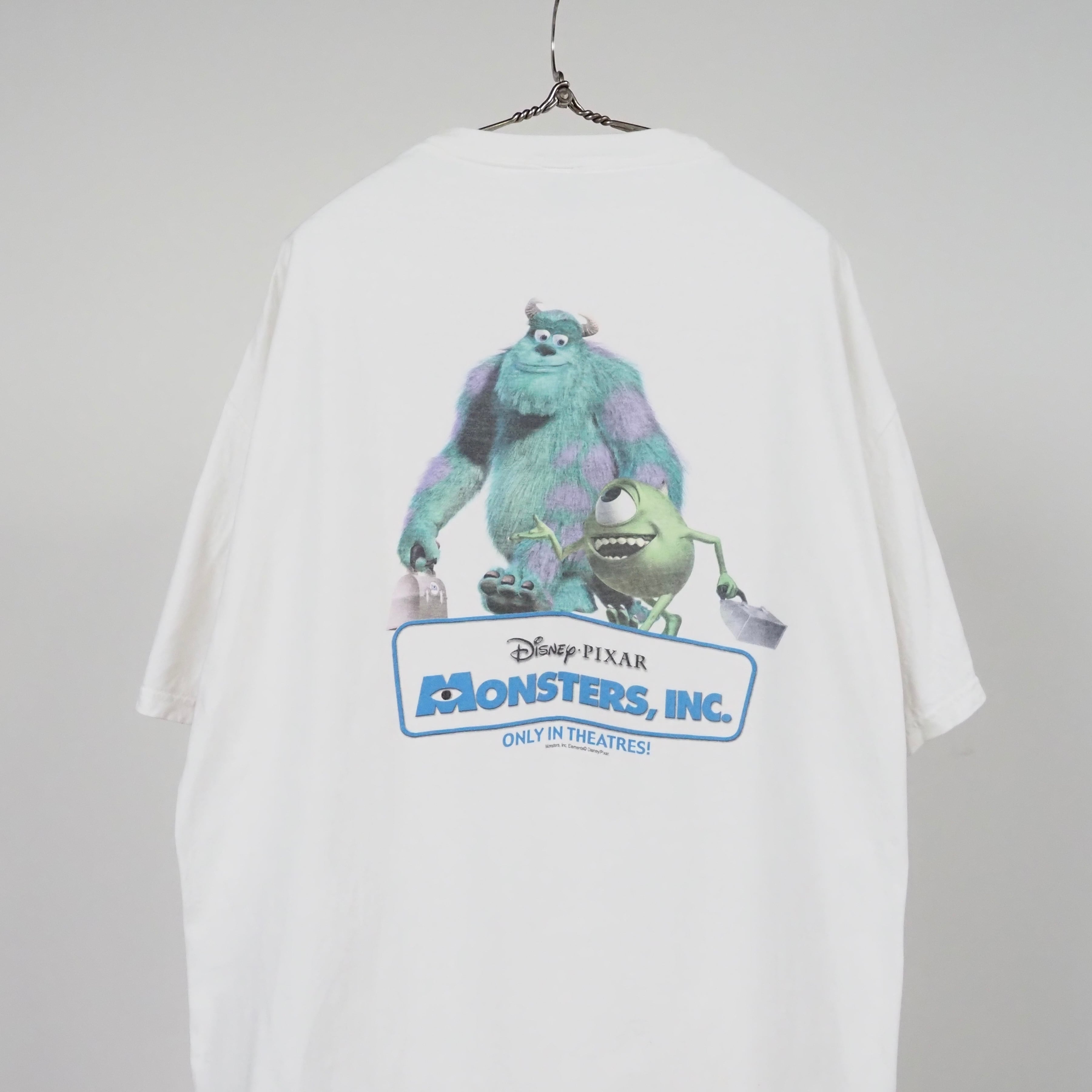 00’s Monsters Inc. Movie Promo T-Shirt XL Disney PIXAR モンスターズインク ムービーTシャツ