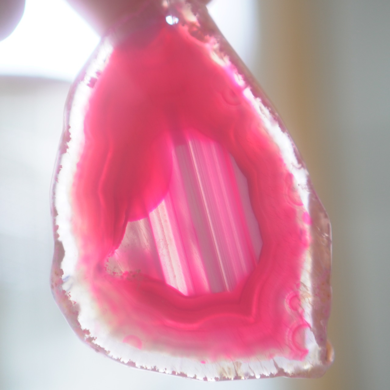 Vivid Rainbow 25 - アゲートヒーリングチャイム / Agate Sun Catcher Wind Chime 1081