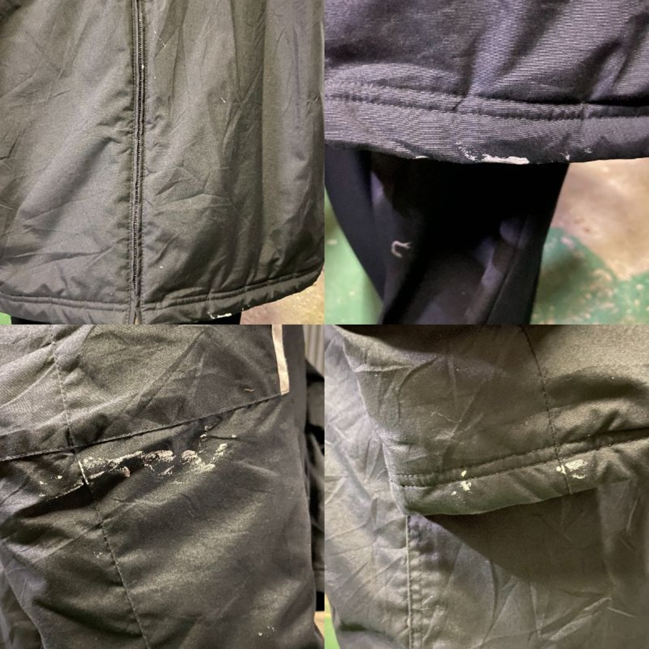 ビッグサイズ 00年代 adidas アディダス 中綿ハーフコート メンズ2XL 