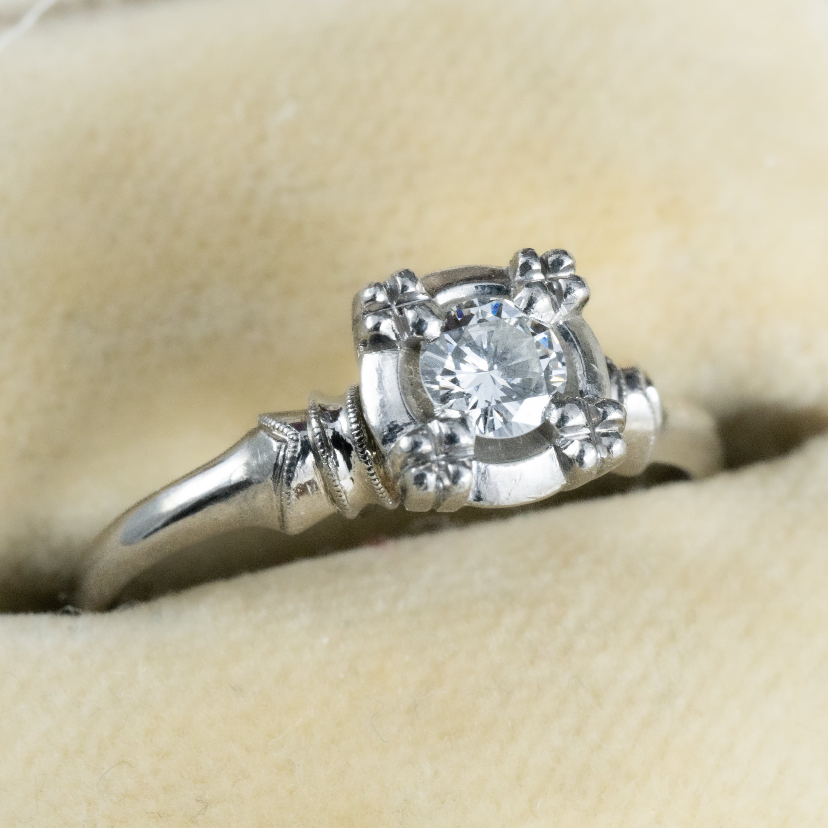 アメジスト k18 三越 昭和レトロリング アメジストk18 三越昭和レトロ