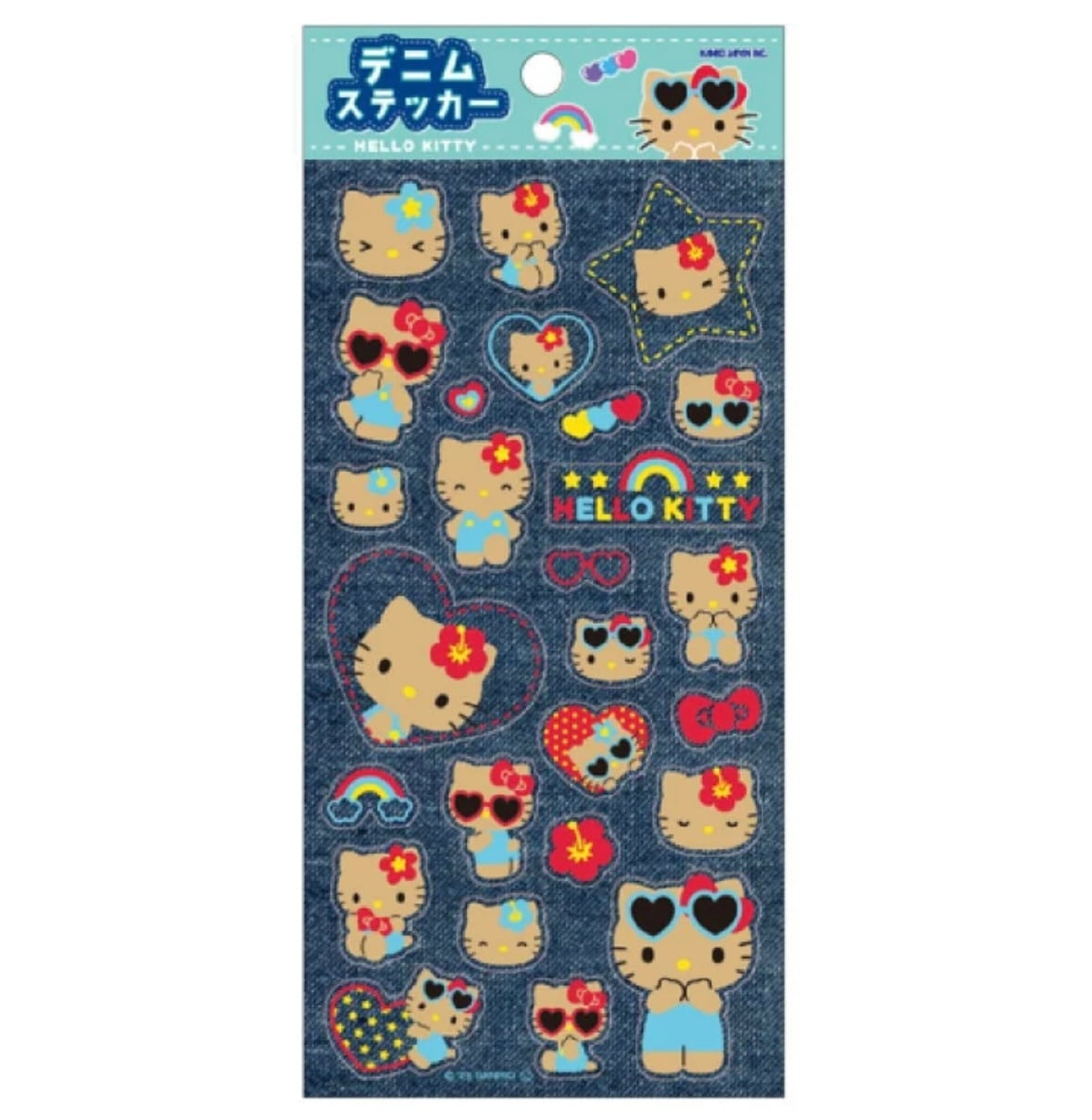 デニムステッカー 日焼けキティ | candybox