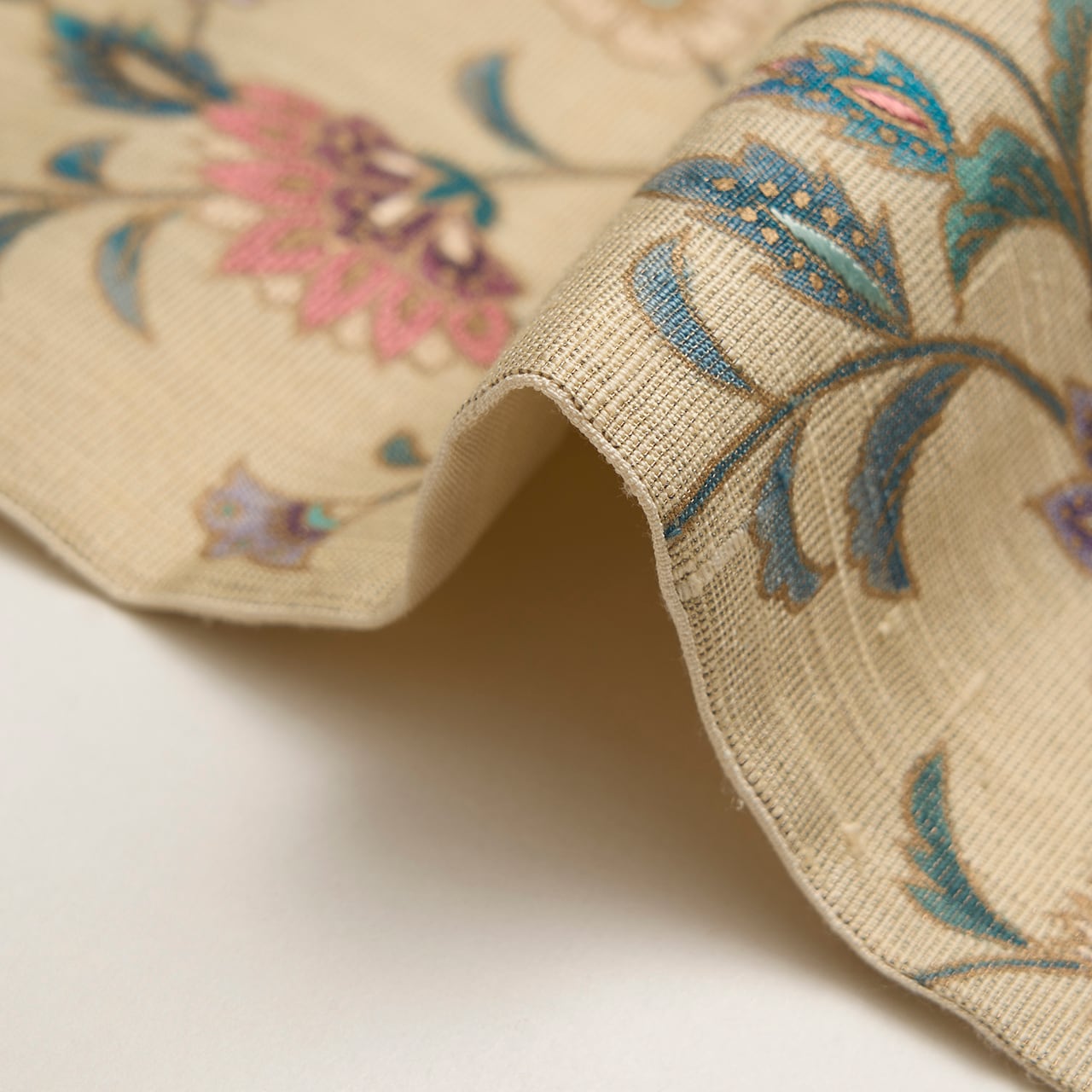 唐花模様 金更紗に手刺繍 袋帯 【中古】 | かわの屋