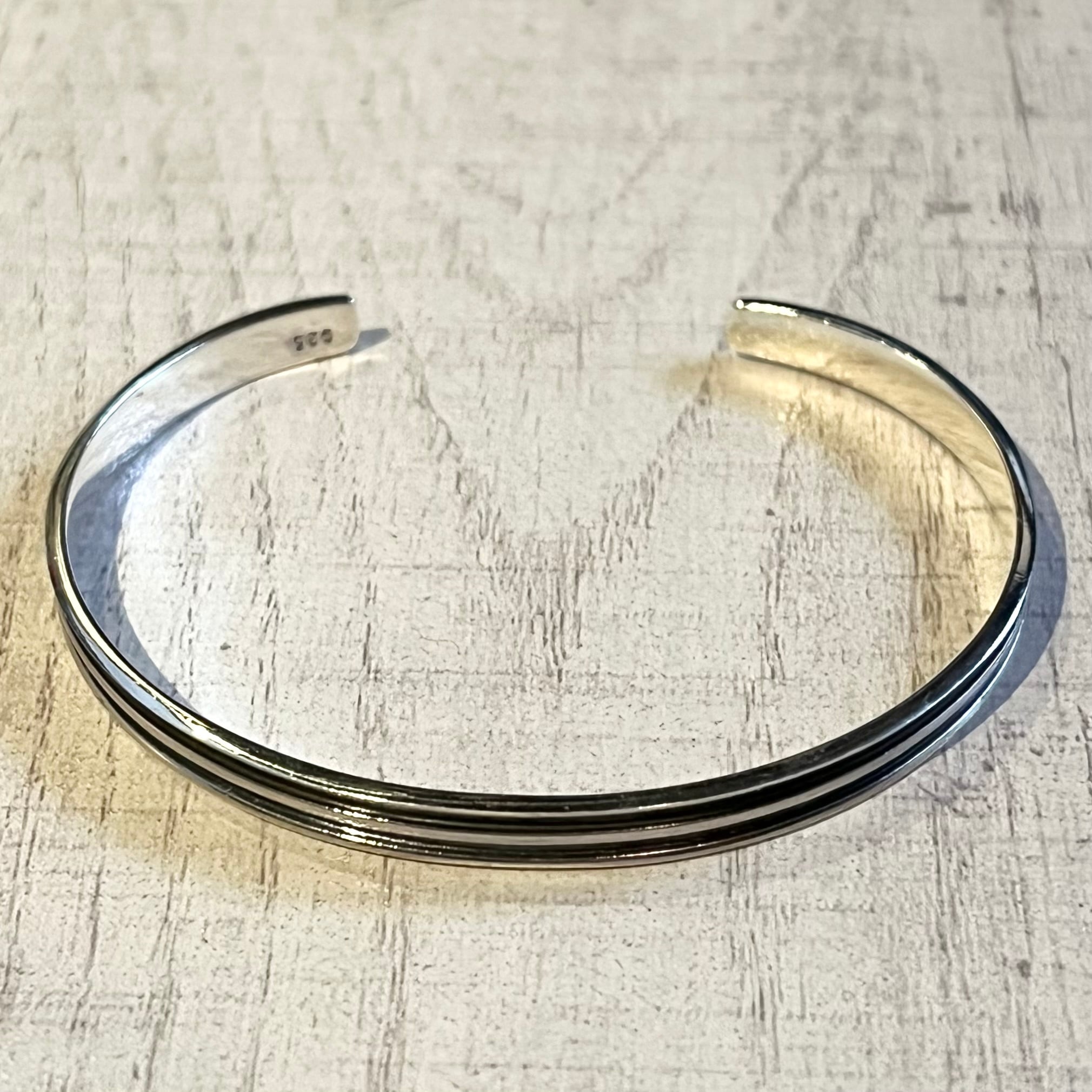 SILVER925 LEAF DESIGN BANGLE/シルバー/バングル SILVER925 LEAF