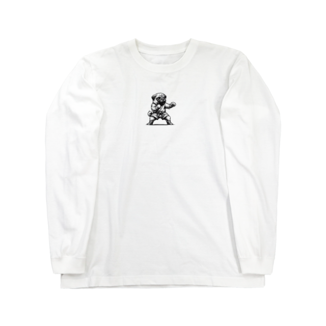 Fighting pug long sleeve 6 colors