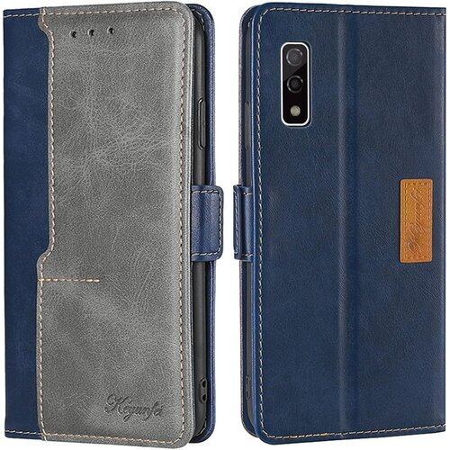 arrows We ケース 手帳型 doo F-51B 手帳 ケース 耐衝撃 サイドマグネット式 スタンド機能 カード収納 軽量 落下防止 au FCG01 softbank A101FC スマホケース 全面保護 財布型 折り畳み式 横置き機能 レンズ保護 Fujitsu用 富士通に適用 アローズ ウィー 携帯カバー arrows We ネイビー 1197