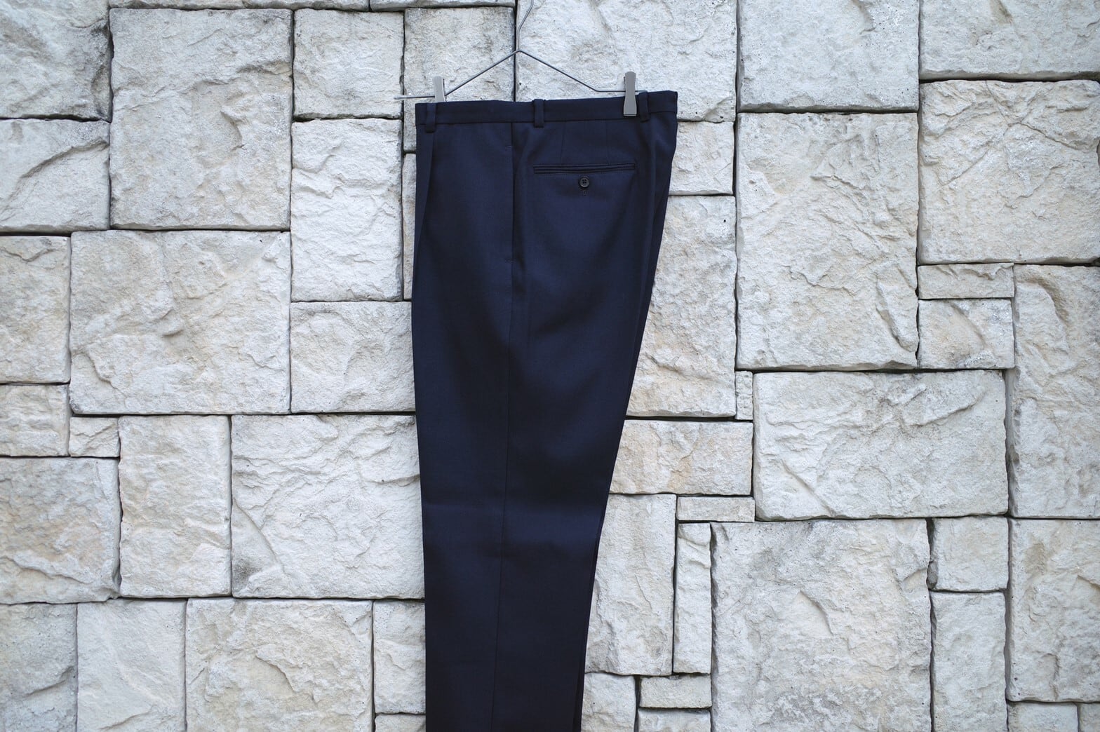 KENNETH FIELD(ケネスフィールド) / TRIM TROUSER 1P -NAVY- | Signs