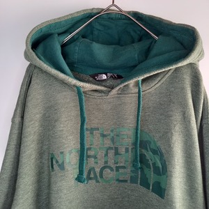 ノースフェイス　プルオーバー　スウェット　フーディー　パーカー　ビッグロゴ　迷彩