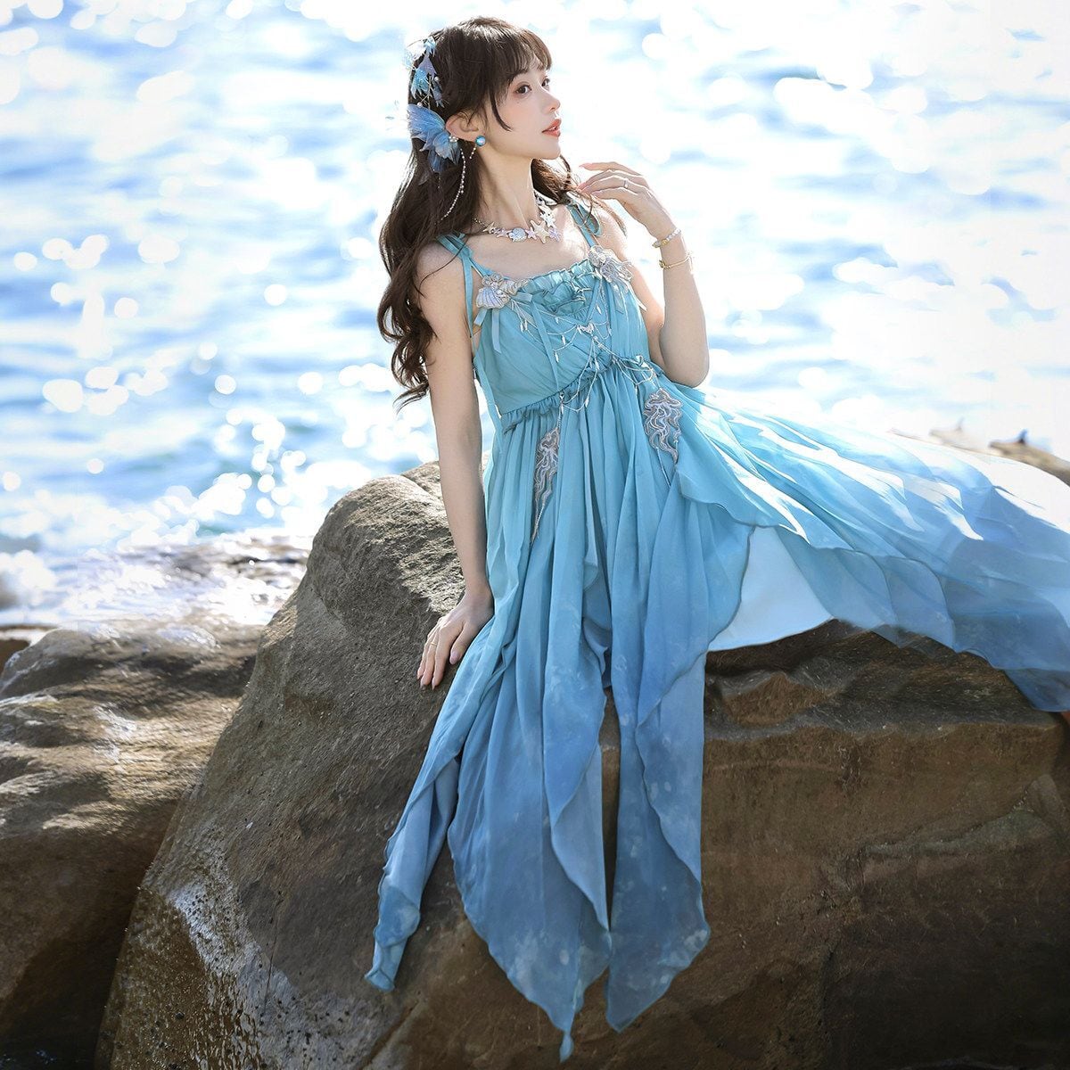 マーメイドベールシフォンドレスセット | Maiden's Rêve
