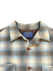 70's PENDLETON オンブレチェックシャツ ウール
