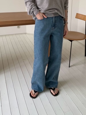 (予約) fl lanel / Straight denim