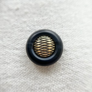 イタリア ネイビー ゴールドチェック 17.5mm