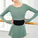 【即納】ミドリフトップスニット ピンク M L0513