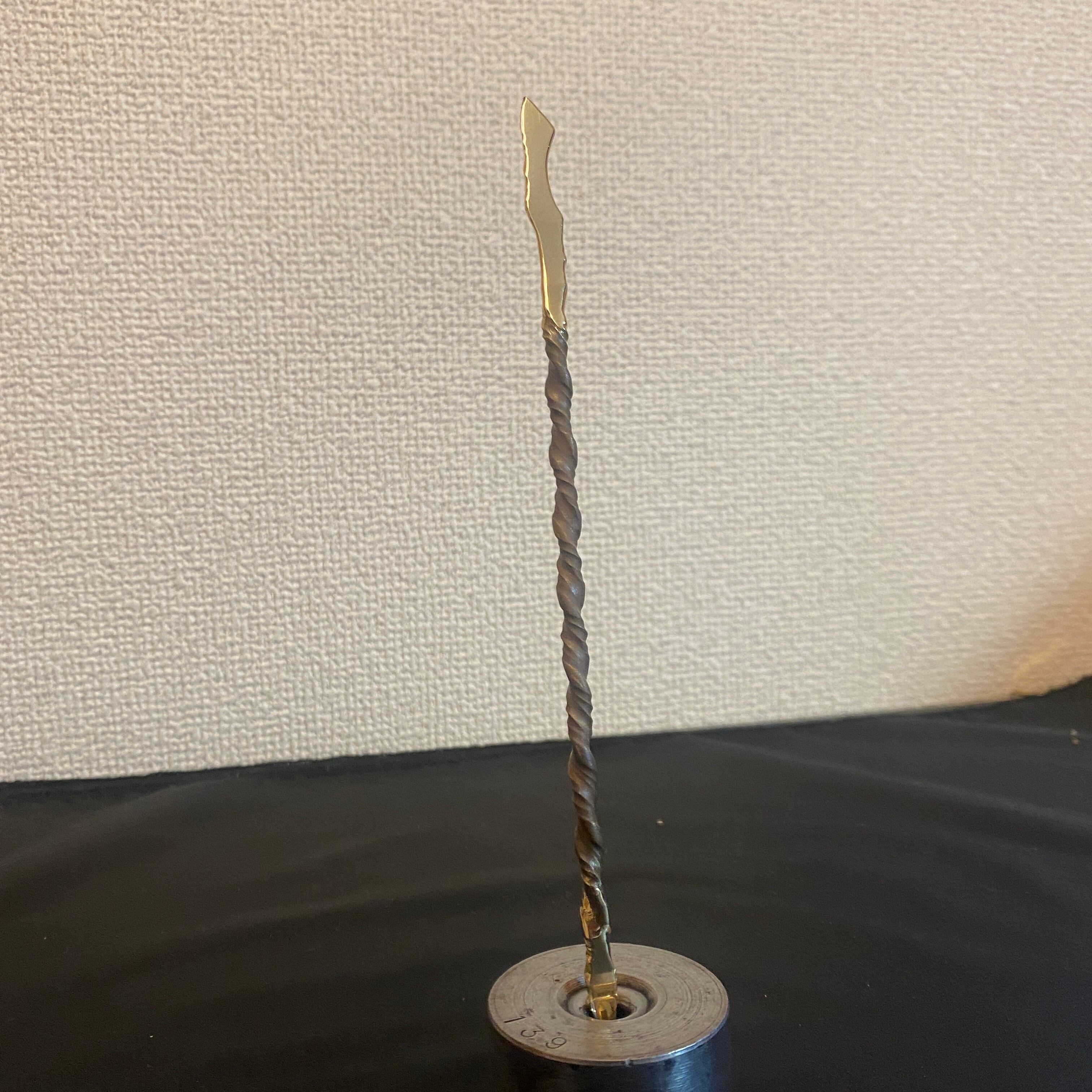 ソイルスティック 根かき棒 アンティーク 与一（約幅4.5mm 長さ20cm