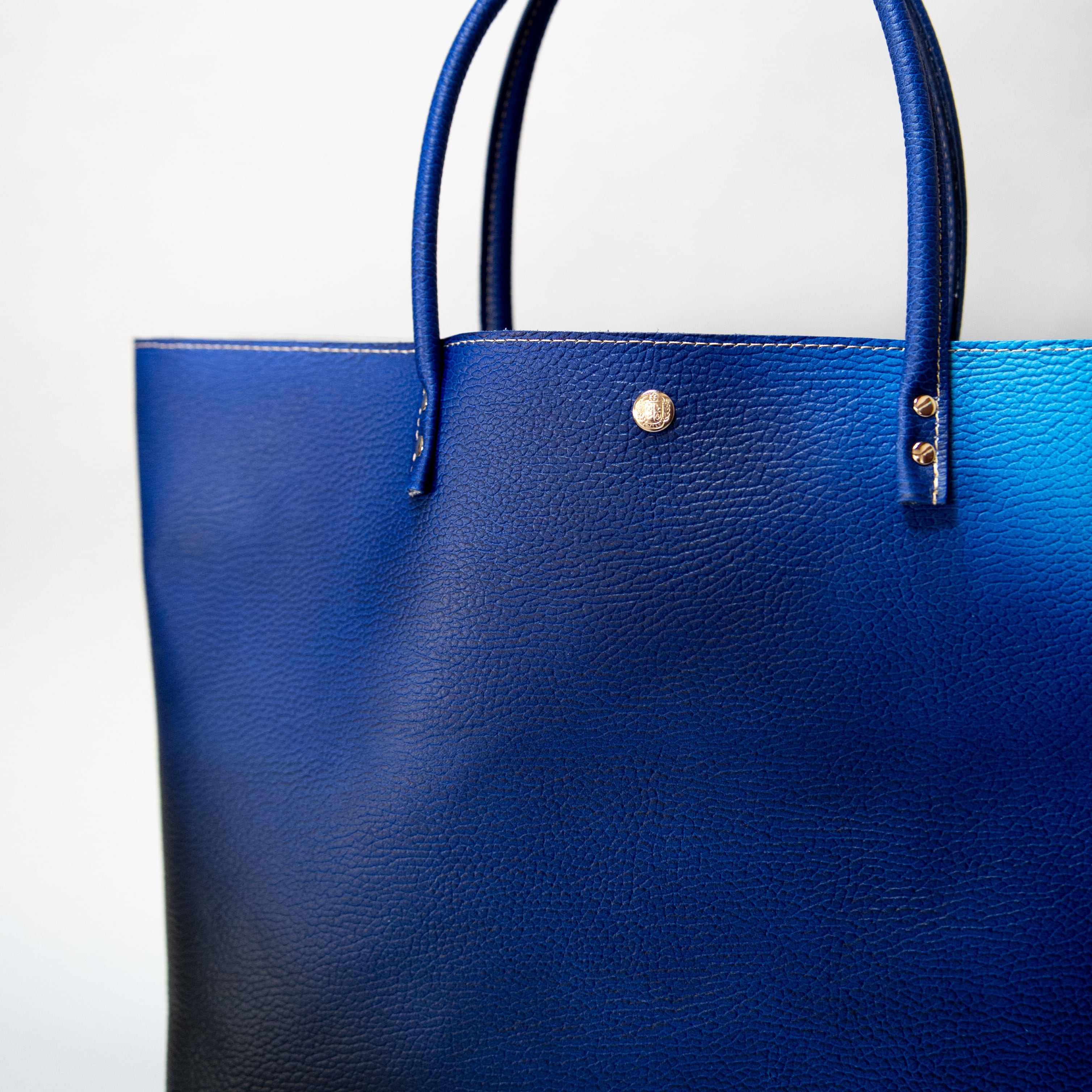 SOMEA brume タンゴブルー レザートートL | 池内友禅