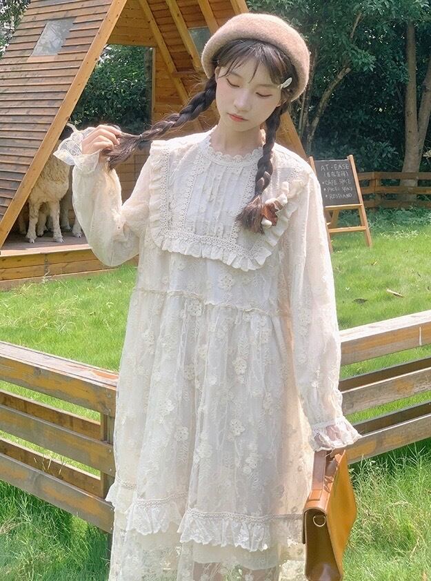 ワンピース ロング丈ワンピース レースワンピース Aライン ワンピース ロング丈ワンピース レースワンピース Aライン
