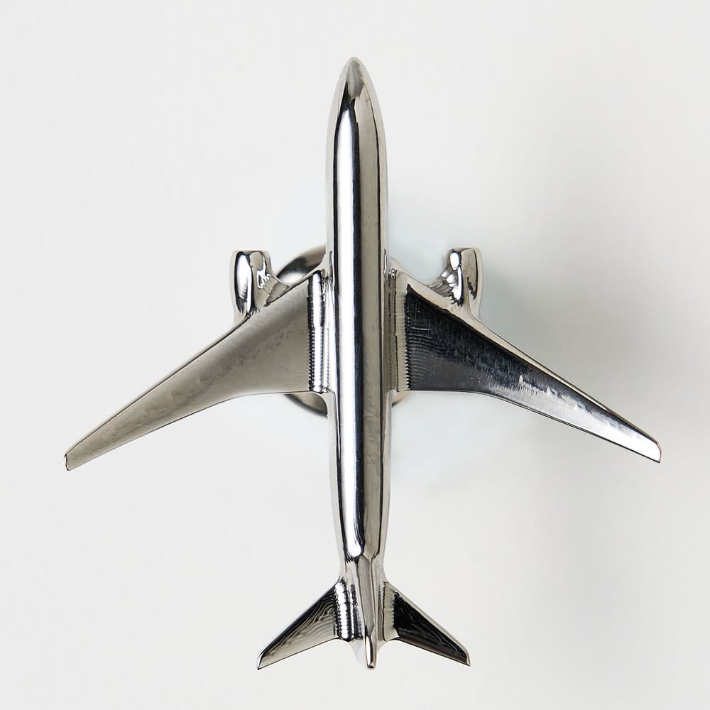 ステンレス製 飛行機 高級ピンバッジ（小）航空機 アクセサリー | ysecshop