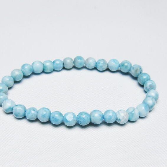 ラリマー ブレスレット 6mm 一点物 メール便可 [M便 1/10] 111-47857