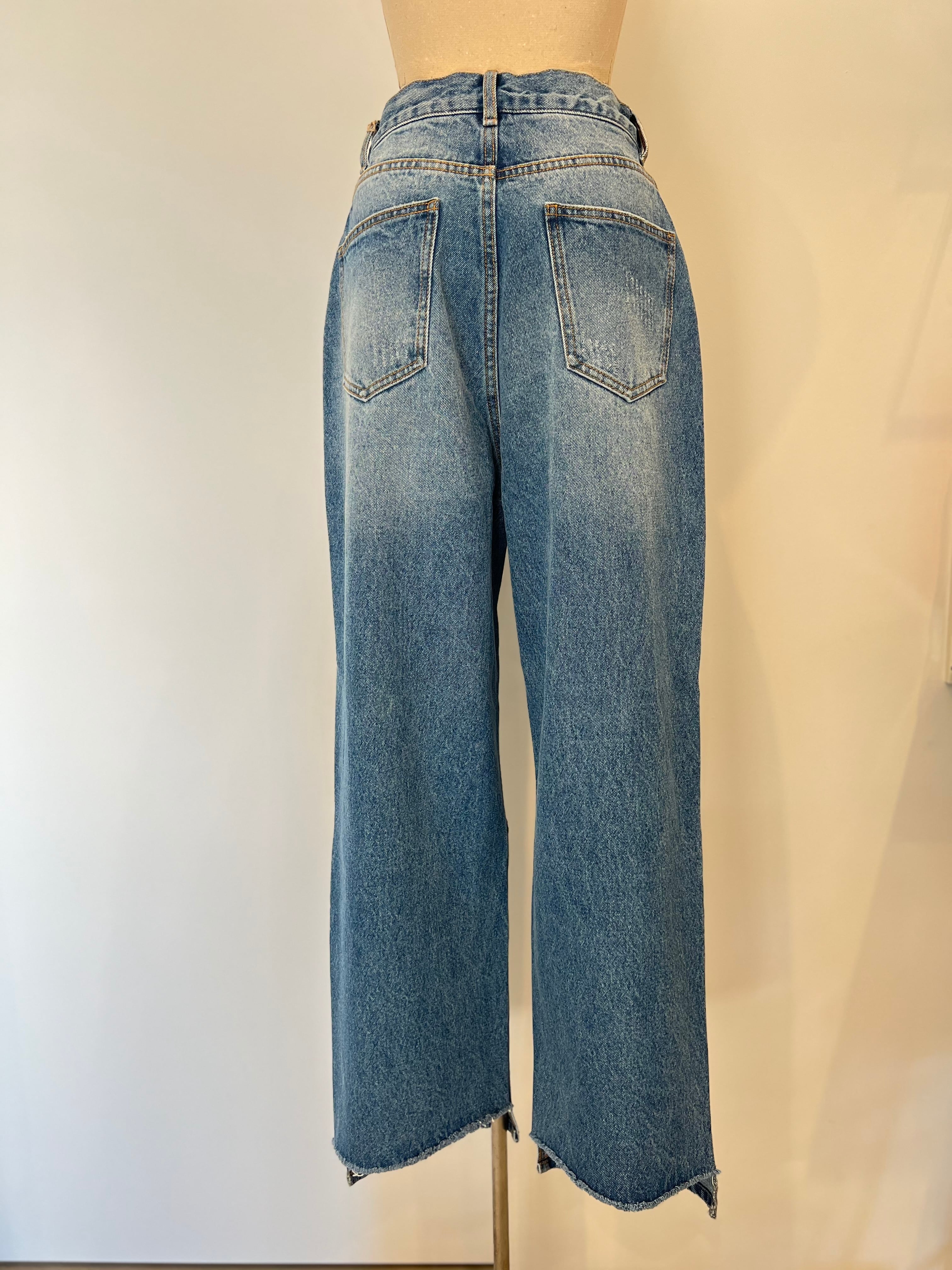 【YENN】ハイライズタックワイドデニム／HIGH RISE TUCK WIDE PT　[Y253-31101]