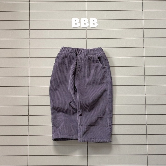 《予約》送料無料【Bella bambina】Corduroy Roll-Up Pants