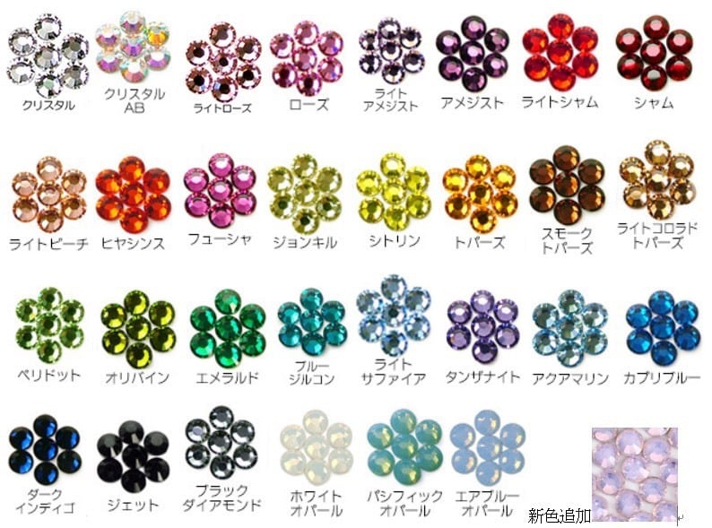 ss5】スワロ級高級ガラスストーン（平）約144p入り | Nail Shop Nail