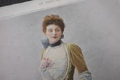 1900s Le Théâtre フランス ベルエポック的女優たちのポートレート Réjane アンティーク